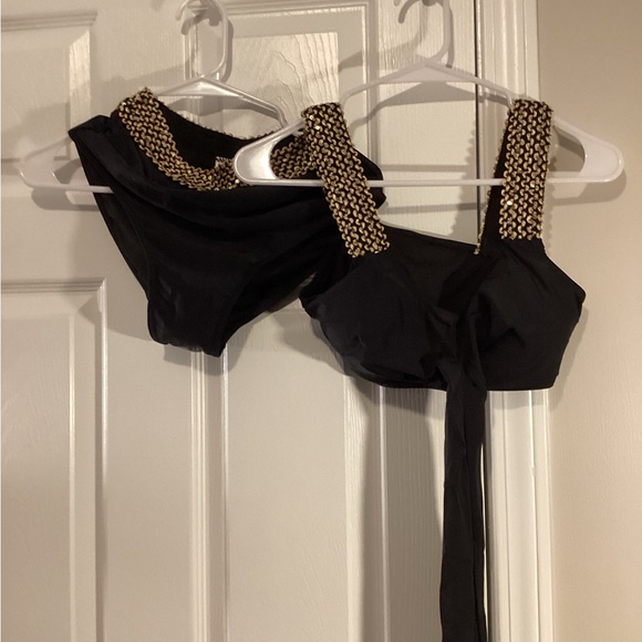 NWOT WOMEN two piece high waisted wrap swimwear Size Small - Picture 7 of 7